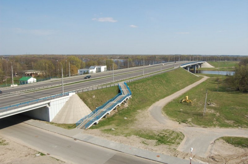 Мост через Мухавец на проспекте Республики в Бресте