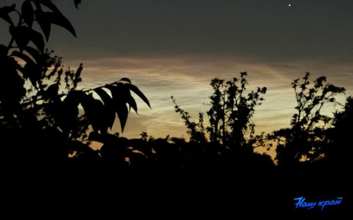 Серебристые облака над Барановичами. Фото: «Наш Край».