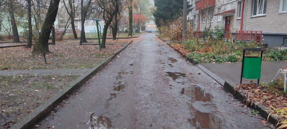 Благоустройство, двор, Брест