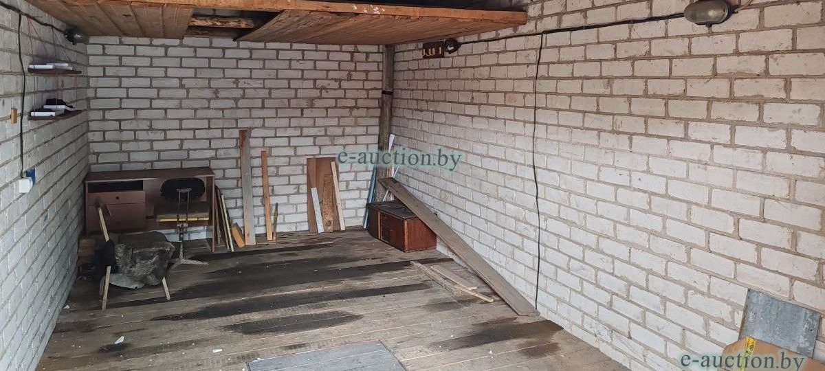 Гараж жителя Барановичей Бориса Крицкого, который выставили на аукцион