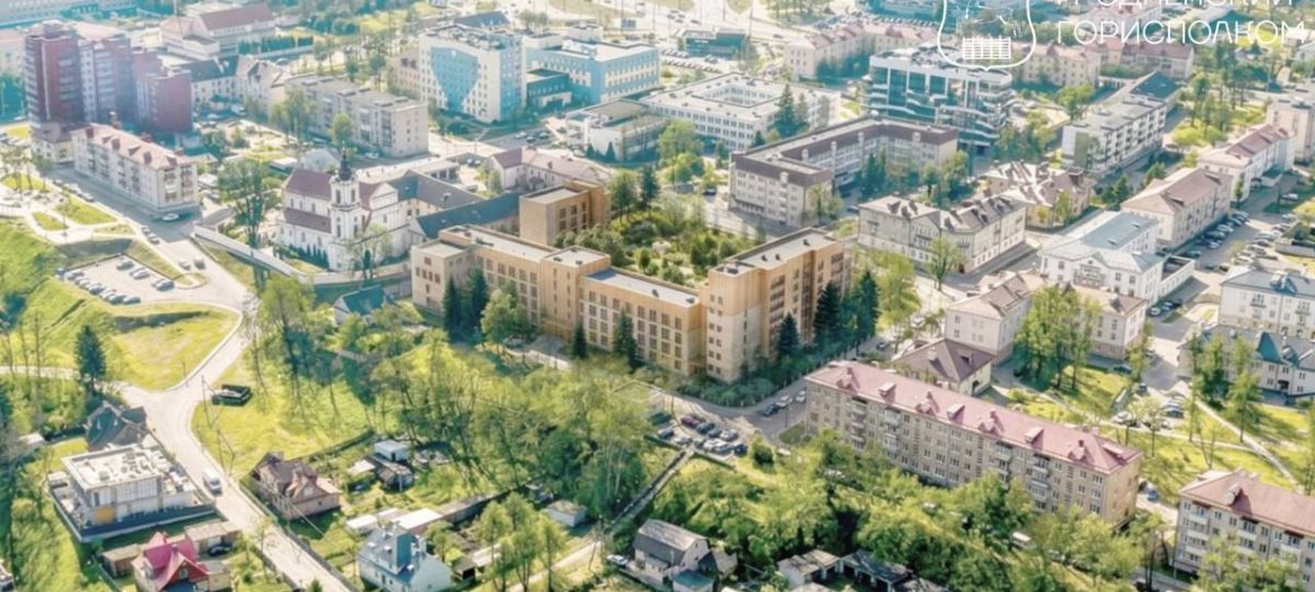 Квартал около больницы №2 в Гродно