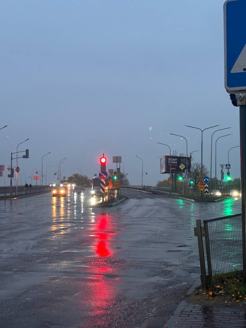 Ремонт путепровода на улице Солнечной в Пинске в октябре 2026 года. Фото: Pinsk is love